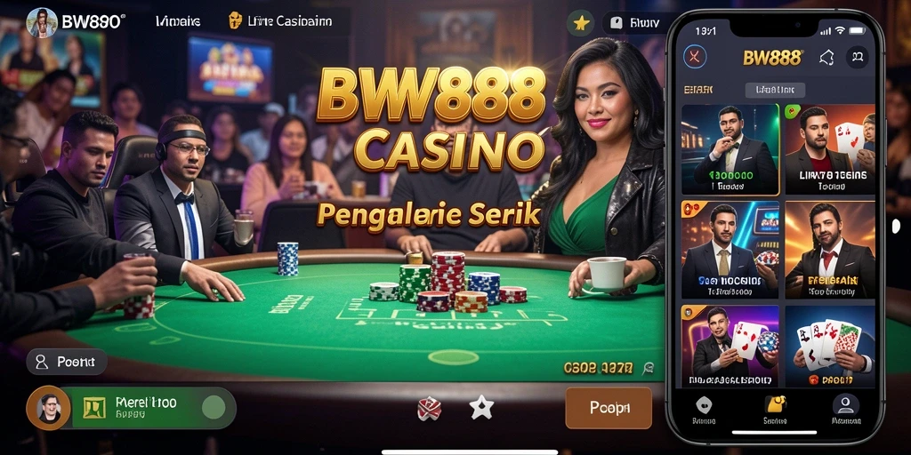 Gameplay Live Casino yang mendebarkan dan interaktif di BW888.