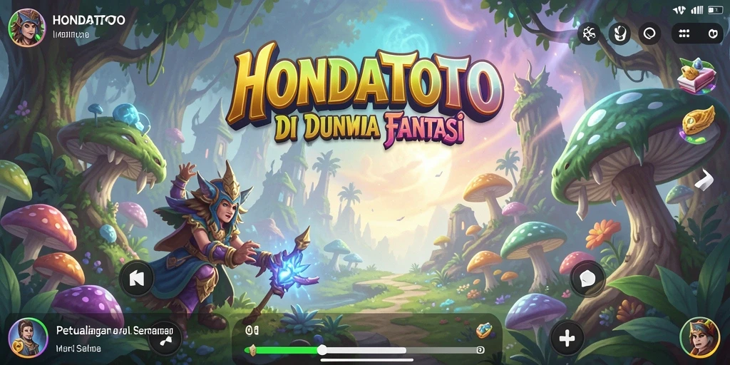 Tampilan gameplay HONDATOTO yang menakjubkan dan penuh petualangan.