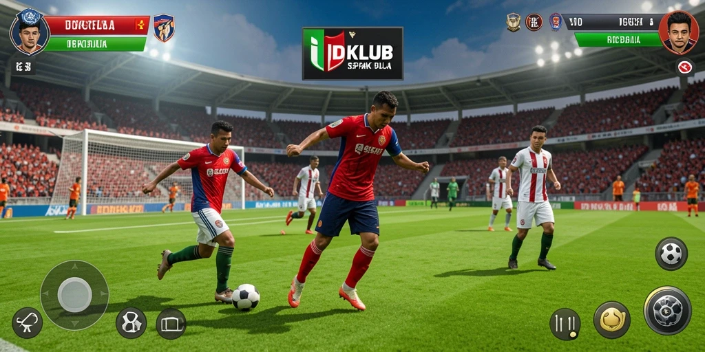 Tampilan gameplay IDKLUB yang memukau saat pertandingan berlangsung.