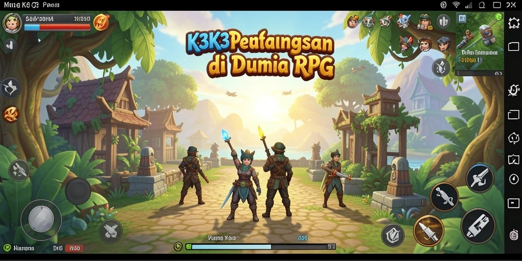 Tampilan gameplay K3K3 yang menegangkan dan penuh aksi.