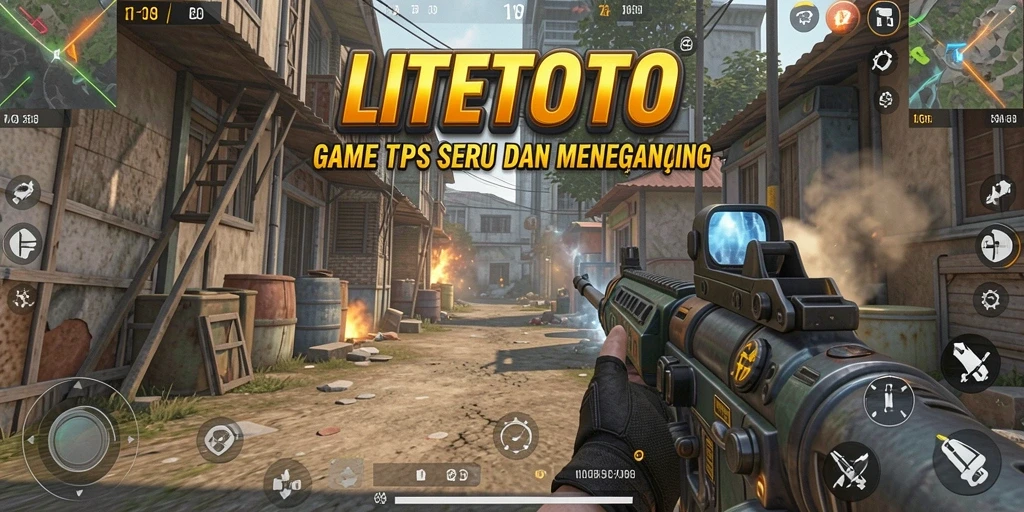 Tampilan gameplay seru LITETOTO yang menegangkan saat pertempuran.