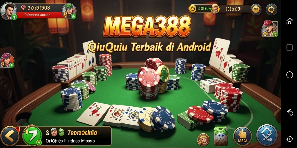 Tampilan menarik dari gameplay QiuQiu di MEGA388.