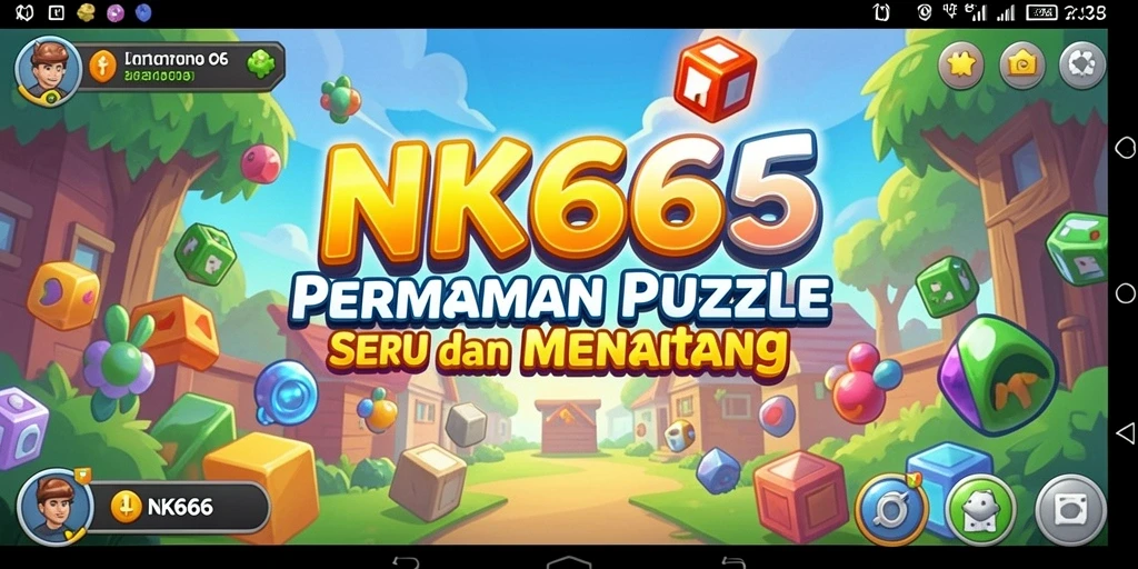 Tampilan gameplay NK666 dengan berbagai teka-teki yang menarik.