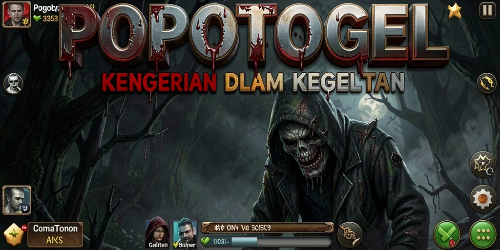 Screenshot menunjukkan suasana mencekam dari gameplay POPOTOGEL.