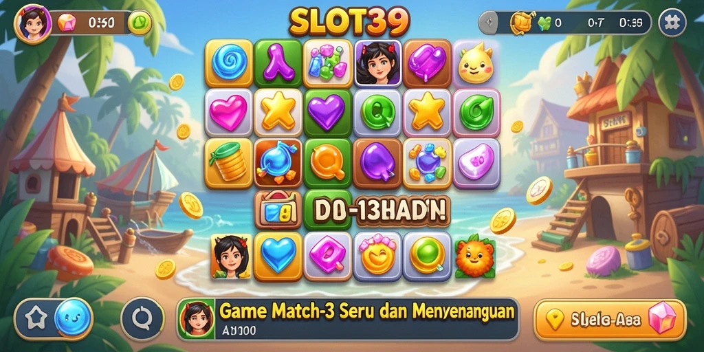 Tampilan screenshot dari gameplay SLOT39 yang seru dan penuh warna.