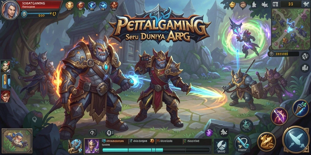 Tampilan menarik gameplay ARPG dalam SOBATGAMING.