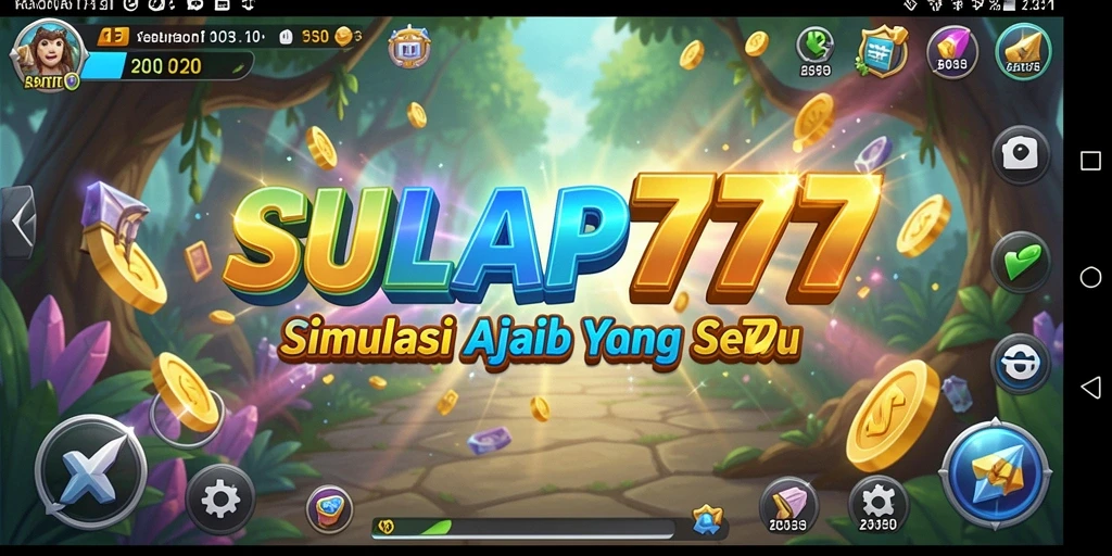 Screenshot utama SULAP777 menampilkan pengalaman gameplay sulap yang mendebarkan.