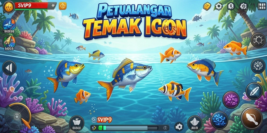 Tangkapan layar gameplay Tembak Ikan yang mengasyikkan di SVIP9.