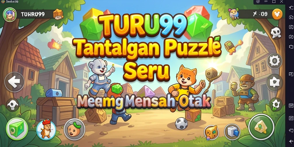 Tampilan gameplay <strong>TURU99</strong> yang menantang dan menarik.