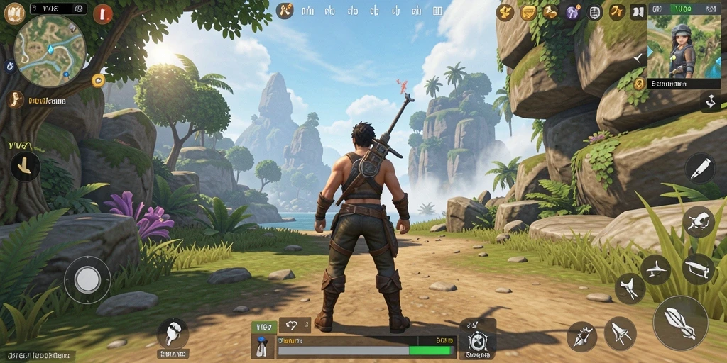 Gameplay menarik di dunia terbuka VV62 yang penuh petualangan.